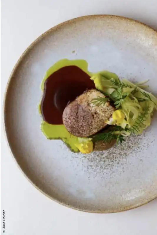 Ballotine terre-mer de cochon de Bayeux et brochet